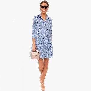 Tuckernuck Hydrangea Hayes Shirt Dress Medium